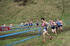 Tom Humphries leads the senior mens BUPA Great Edinburgh Cross country.